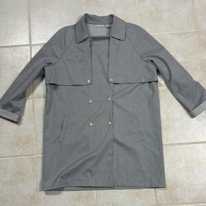 Halogen Light Grey Trench Coat